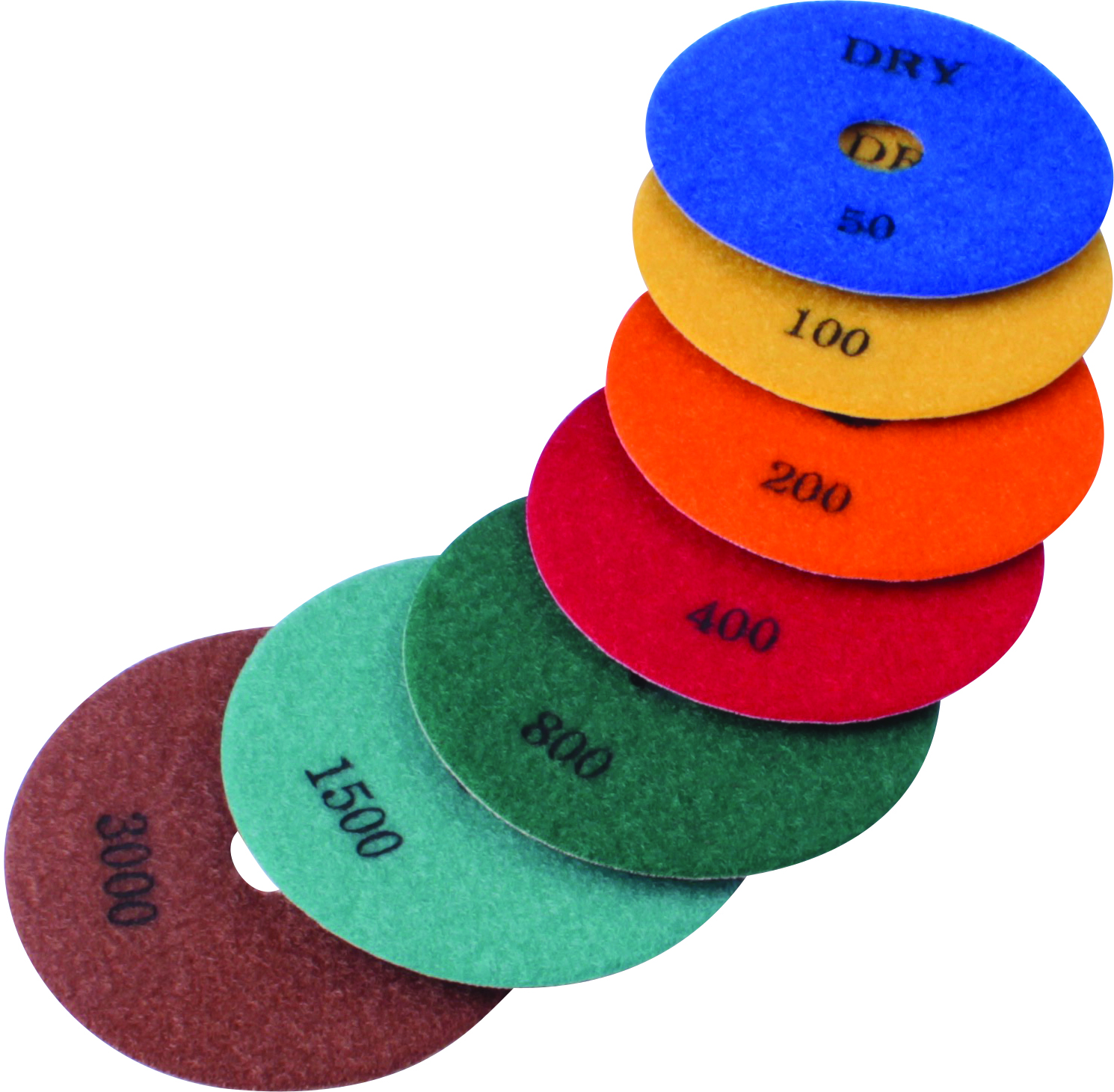 Velcro polishing pads