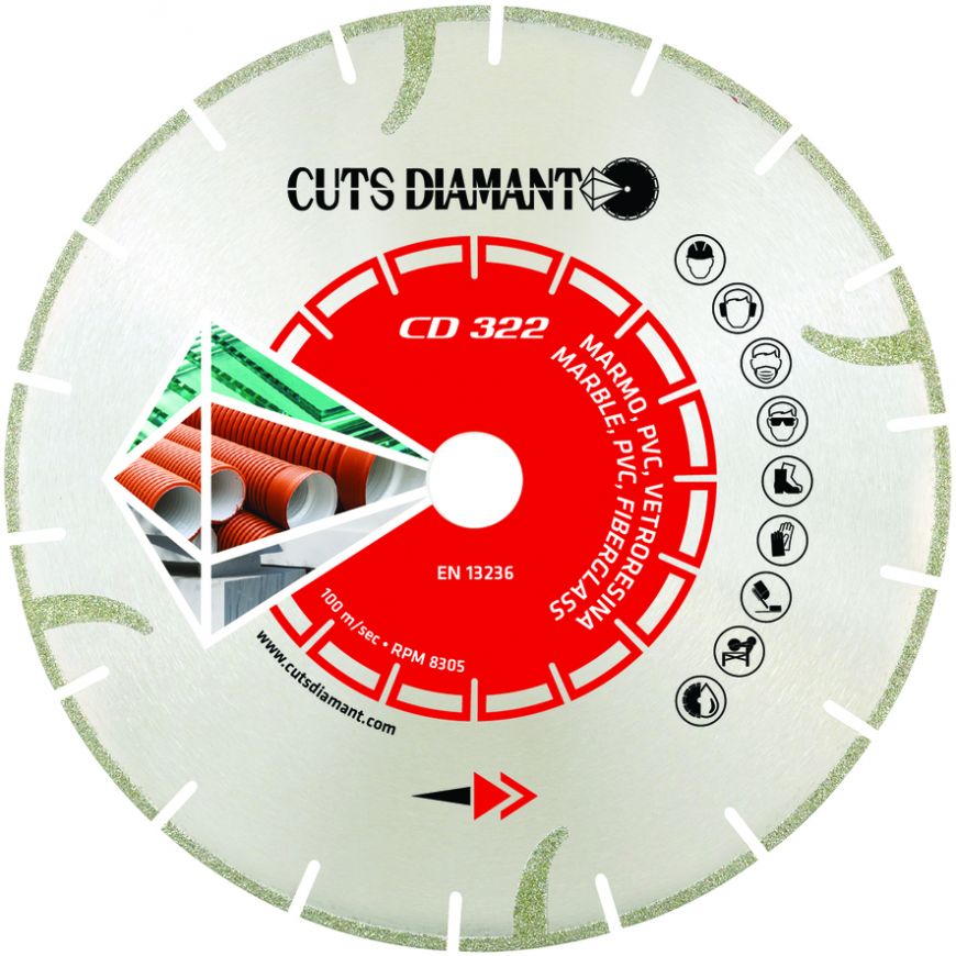 230 300 350 400 450 500 600 Diamond Cutting Disc Diamond disc 10mm Turbo Laser 