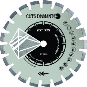 Diamond cutting disc for asphalt EC 715
